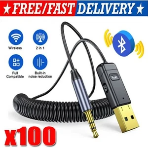 Wireless USB Bluetooth 5.0 Audio Transmitter Receiver Adapter For PC TV Car LOT - Afbeelding 1 van 10