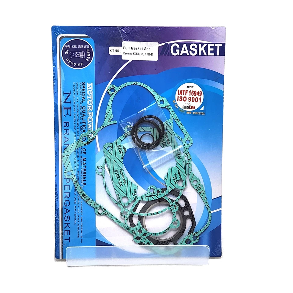 ДЛЯ Kawasaki KX80G, J1,2 (1986-1987) полный комплект прокладок двигателя - Изображение 1 из 4