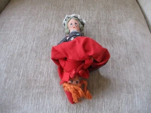 Vintage Rotkäppchen Wolf Oma Topsy Turvy Flip Reverse Story Puppe - Bild 1 von 16