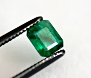 Emerald  .22 CT NATURAL COLOMBIAN EMERALD LOOSE STONE GEMSTONE 3.93 X 3.39 mm - Picture 1 of 7