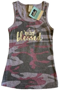 Blessed Hawaii Camo ʻBlessedʻ Tank Top Girls Size 6x-NWT *Read Description* - Picture 1 of 11