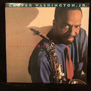 GROVER WASHINGTON JR. - Strawberry Moon - COLUMBIA ST LP 1987 NM - Picture 1 of 4