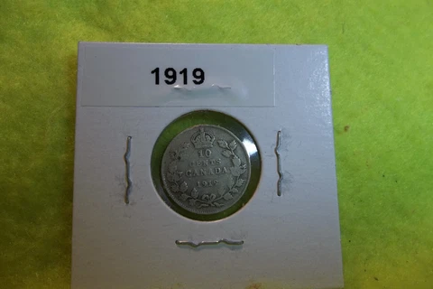 1919 CANADIAN DIME Cover