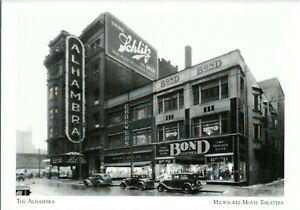 *Wisconsin Postcard-"The Alhambra Theatre"  Classic- @ Milwaukee, Wi. {G44}