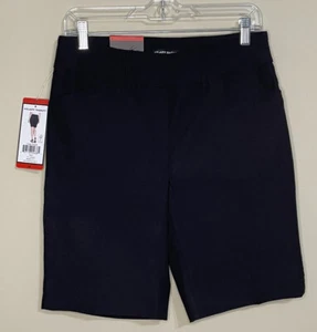 NWT Hilary Radley size medium black flat front shorts womens - Picture 1 of 6
