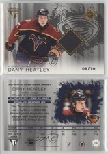 2003-04 Pacific Private Stock Titanium Variation /10 Dany Heatley #192 Patch
