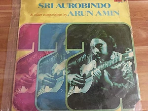 ARUN AMIN Sri Aurobindo mega-rare LP ORIG (INDIAN DONOVAN) INDIA folk-psych VG++ - Picture 1 of 1