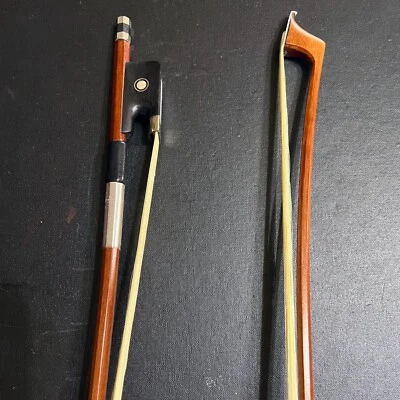 1/4 Cello Bow Octagonal Stick Real Horsehair             Beginner Wood Cello Bow - Image 1 of 4