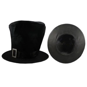 Fashion Flat Top Hat Hippies Cap Adults Fedora Hat Stage Show Dress Up Jazzs Hat - Picture 1 of 8