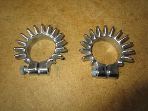 HONDA CB 750K 1976 RIGHT EXHAUST PIPE JOINT/CLAMP OEM 18231-300-010 SET VINTAGE - Picture 1 of 6
