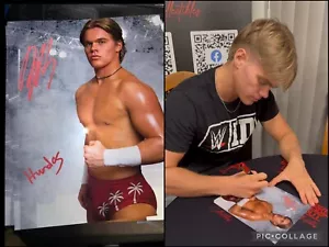 Brad Baylor Signed Metallic 8x10 Proof Promo WWE ID NXT EVOLVE AEW CAP - Picture 1 of 2