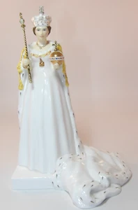 Coalport 9" Figurine Celebrate Queen Elizabeth II Diamond Jubilee 2012 Excellent - Picture 1 of 7