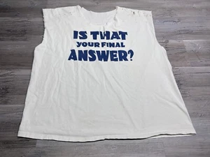 Vintage Y2K Is That Your Final Answer T-Shirt Who Wants To Be A Millionaire 2XL - Bild 1 von 7