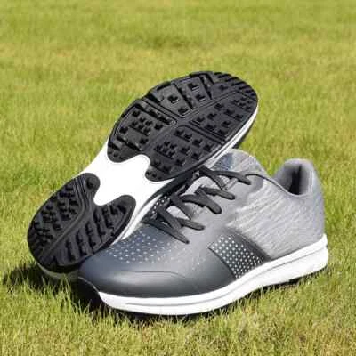 Para hombres Golf Cómodas Caminar Tenis Aire Libre Golfistas Ligeros Zapatos Planos Foto 1 de 4