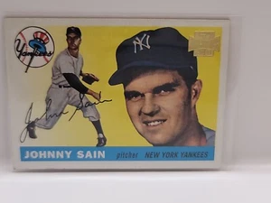 2001 Topps Archives Reimpreso #193 Johnny Sain - Yankees de Nueva York - Imagen 1 de 2