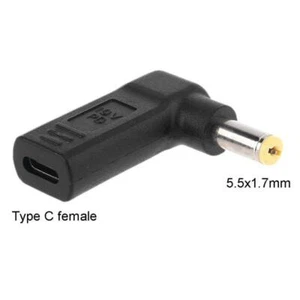 For Acer Aspire 5315 5630 USB Type C Right Angle PD Connector Plug Power Adapter - Afbeelding 1 van 11