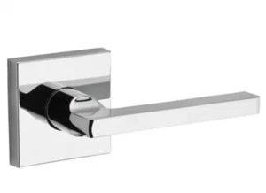 Baldwin Reserve Full Dummy Lockset Square Contemporary Square Chrome 9BR3510-042 - Picture 1 of 2