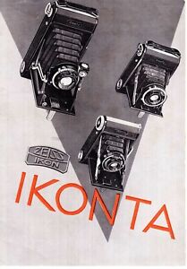 Zeiss Ikon Ikonta Brochure - 1932 - German