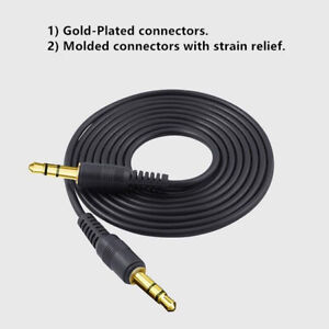 3.5mm Male to Male Cable 3ft 9ft 15ft 30ft 45ft 60ft Lot Stereo Audio Aux 1/8"