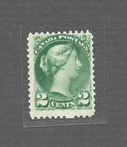 Canada Stamp #36, Two Cent Green Small Queen, MNH, F/VF, CV +/- $100.00 - Picture 1 of 2