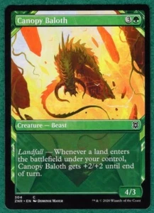 Canopy Baloth (Showcase) - Zendikar Rising ZNR #304 - Magic MTG Card - Picture 1 of 2
