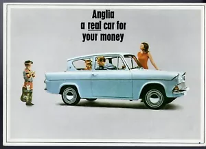 Ford Anglia 105E 1965-67 UK Market Foldout Sales Brochure Super De Luxe Estate - Picture 1 of 1