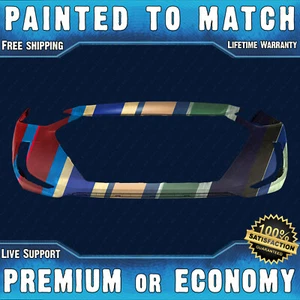 NEW Painted To Match Front Bumper for 2017 2018 Hyundai Elantra Sedan USA 17 18 - Picture 1 of 18