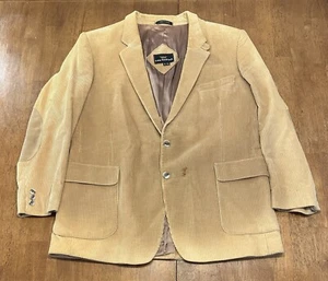 Vintage Cortefiel Tan Corduroy Blazer Jacket 80s R-46 - Picture 1 of 8