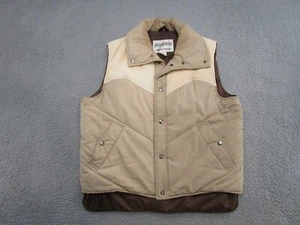 Gordon & Ferguson Co Field & Stream Vest Puffer Snap Up Vest Mens Size XL READ - Picture 1 of 12