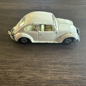 Lesney Matchbox white 1968 Volkswagen 1500 beetle saloon series No. 15 classic - Picture 1 of 5