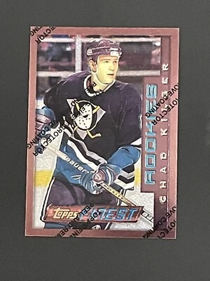 Chad Kilger 1996 Topps Finest Hockey Rookies Anaheim Ducks #81 with Foil - Image 1 of 2