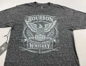 ROCK & REPUBLIC STRAIGHT BOURBON WHISKEY SHORT SLEEVED CREW NECK TEE SIZE S - Picture 1 of 2
