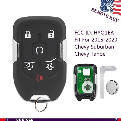 Llavero remoto inteligente HYQ1EA para Chevrolet Suburban 2015 2016 2017 2018 2019 2020 Foto 1 de 4