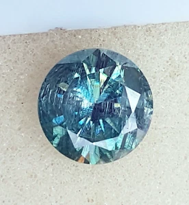 Loser Edelstein Synthetisch Moissanit Diamantschliff 2.70 CT Zertifiziert ~ - Bild 1 von 7