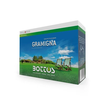 Bottos GRAMIGNA Cynodon Dactilon Semi professionali prato tappeto erboso da 1 KG