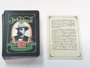 Jack Daniels Old No. 7 Gentlemen's Poker Size Playing Cards Vintage Style 1994 - Picture 1 of 3