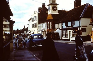 4 x 35mm Colour Slides - Church Clock Tower & School - Steying West Sussex - Picture 1 of 4