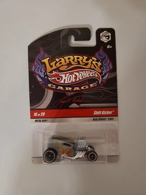 Hot Wheels Larry's Garage Shift Kicker Metal Real Riders Gray 16/20 - Image 1 of 2