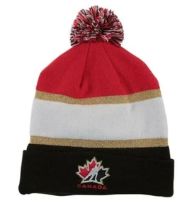 HOCKEY CANADA NIKE KNIT BEANIE TOQUE WITH POM - Picture 1 of 1