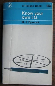 1963 "Know Your Own I.Q." by H. J. Eysenck, Ph.D.; with Problems and Answers - Picture 1 of 2