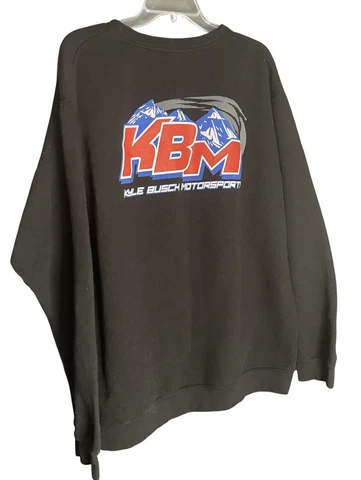 NASCAR Kyle Busch Motorsports KBM Crew Neck Sweatshirt Team Shirt Racing XL Cover