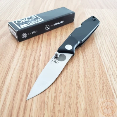 Ontario Wraith Lockback Folding Knife 2.75" 1.4116 Steel Blade Black ABS Handle - Image 1 of 4