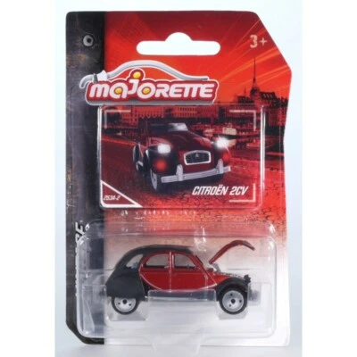 MAJORETTE VINTAGE CITROEN 2CV SCALA 1/64 DIE-CAST METAL CARS 7,5CM NUOVO BLISTER - Immagine 1 di 4