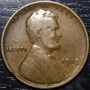 1910 Lincoln Wheat Penny 1c US Münze Philadelphia Mint - Bild 1 von 2