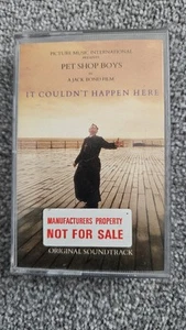 #RARE PET SHOP BOYS IT COULDN'T HAPPEN HERE PROMO CASSETTE SOUNDTRACK LTD TO 200 - Picture 1 of 7