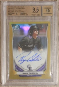 Bowman Chrome Ryan Casteel BCAPRC 2014 refractor de oro 13/50 automático BGS 9,5/10 - Imagen 1 de 2