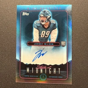 2024 Topps Midnight Football - Stroke Of Midnight Auto Johnny Wilson #SMA-JWI - Bild 1 von 2