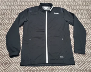 TaylorMade Windbreaker Performance Golf Jacket Full Zip Men Medium Black  - Picture 1 of 8