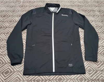 TaylorMade Windbreaker Performance Golf Jacket Full Zip Men Medium Black  - Image 1 of 4