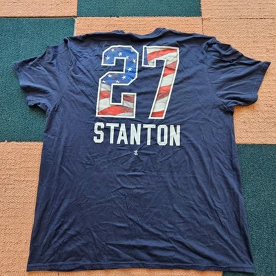Men's Giancarlo Stanton Navy New York Yankees Banner 3XL T-Shirt Fanatics Y0a - Image 1 of 4